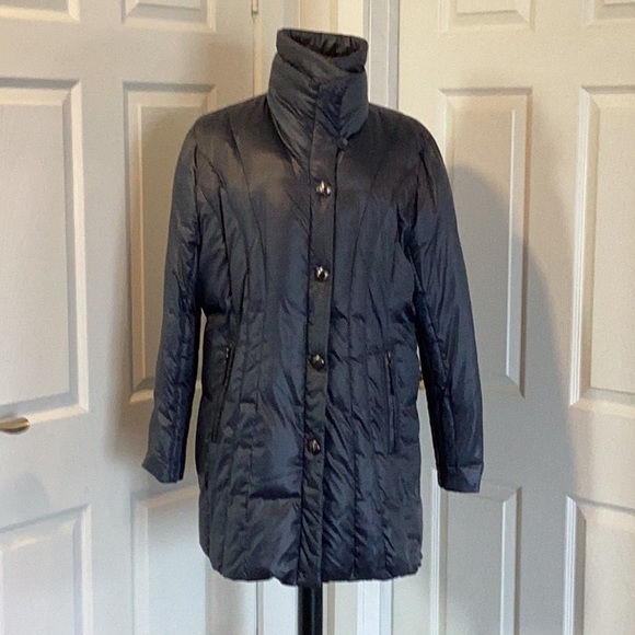 Gerry Weber Down Filled Jacket - size 14 - Blue/Grey - Picture 1 of 10